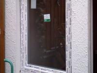 Kunststoff-Fenster in weiß