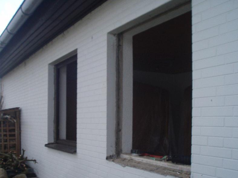 Fenster ausgebaut